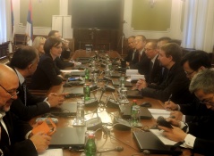 23 October 2014 The Chairperson and members of the Culture and Information Committee meet with a delegation of the All-China Journalists Association